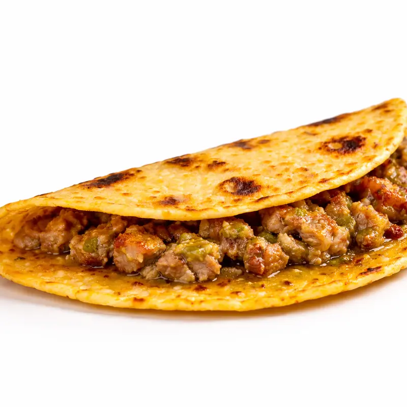 Taco de chicharrón